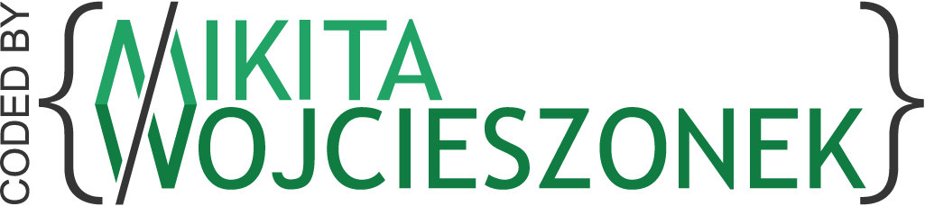 Coded by Mikita Wojcieszonek